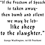 Freedom Of Speech (saying on back)